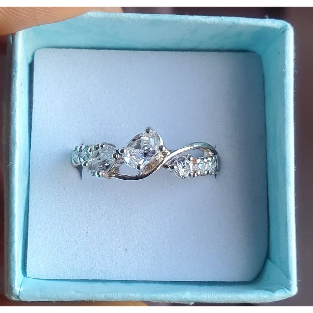 925 Sterling Silver Ring CZ Ring